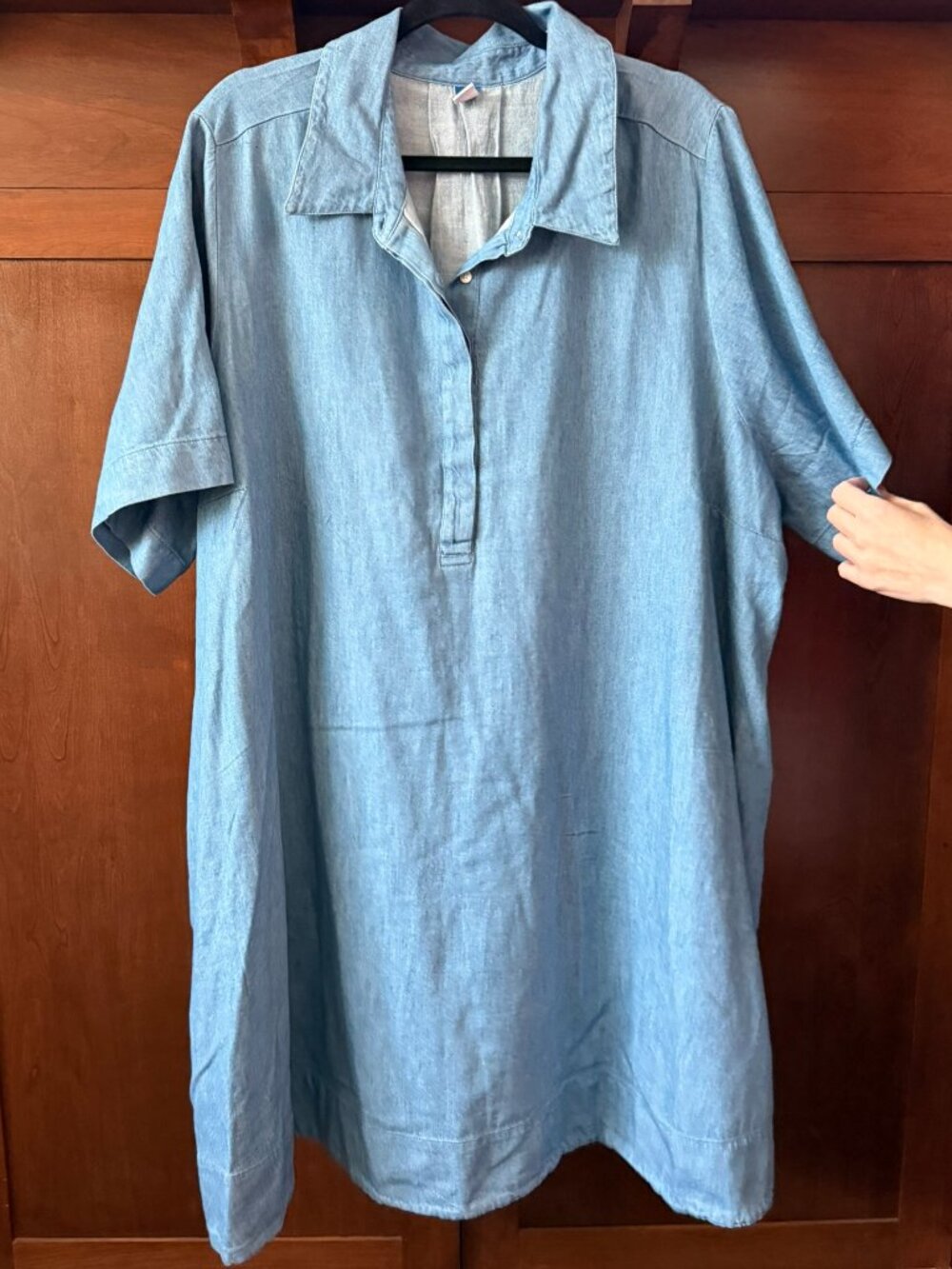 Old Navy 3X Denim Midi Dress
